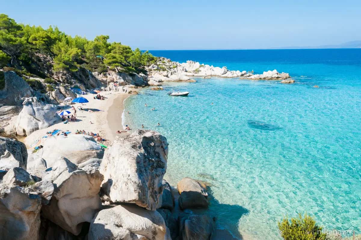 Кавуротрепес, Kavourotripes, Halkidiki — Пясъчен, Свободен, Плитка вода